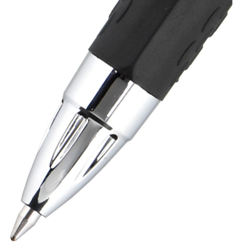 uniball Retractable 207 Black Gel Pens 6ct Click Top 0.7mm Medium Point Pen90