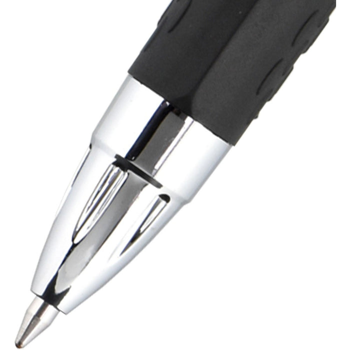 uniball Retractable 207 Black Gel Pens 6ct Click Top 0.7mm Medium Point Pen90