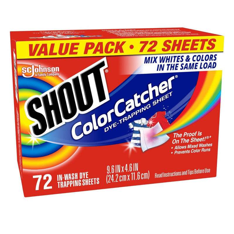 Shout Color Catcher Dye Trapping Sheets - 72ct