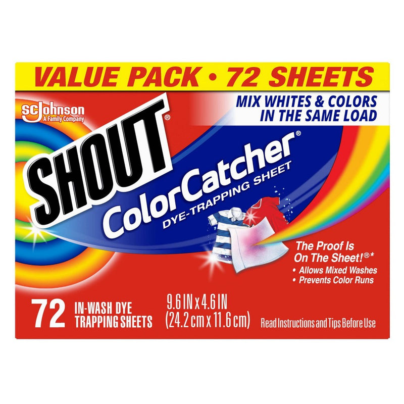 Shout Color Catcher Dye Trapping Sheets - 72ct