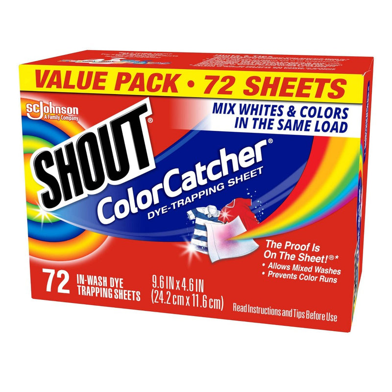 Shout Color Catcher Dye Trapping Sheets - 72ct