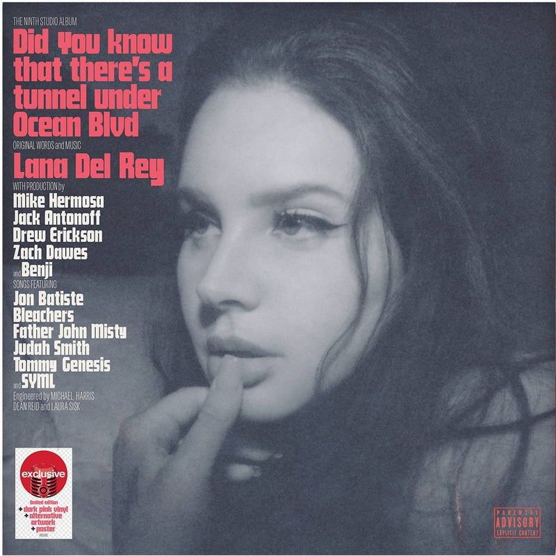 Lana Del Rey - “Did you know that there’s a tunnel under...” (DARK PINK Vinyl)