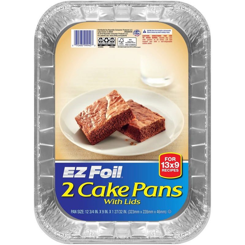 EZ Foil Cake Pan Lid - 2ct