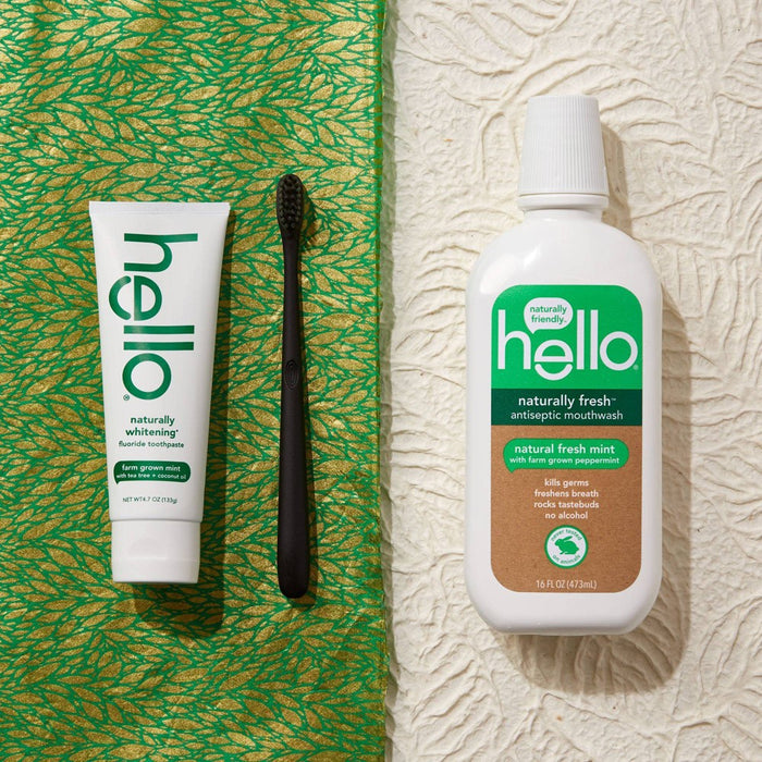 hello Naturally Whitening Fluoride, SLS-Free and Vegan Toothpaste - 4.7oz