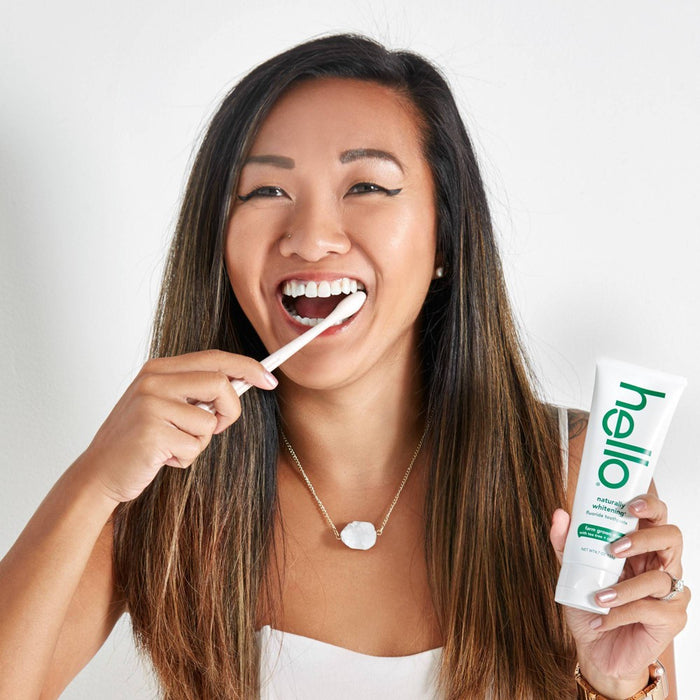 hello Naturally Whitening Fluoride, SLS-Free and Vegan Toothpaste - 4.7oz
