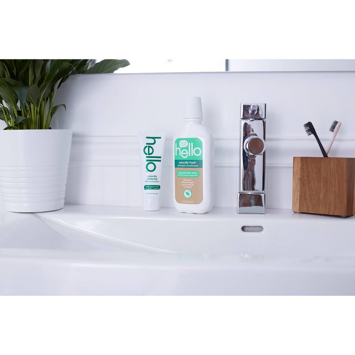 hello Naturally Whitening Fluoride, SLS-Free and Vegan Toothpaste - 4.7oz