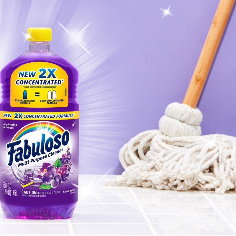 Fabuloso Lavender Scent Multi-Purpose Cleaner - 2X Concentrated Formula - 56 fl oz