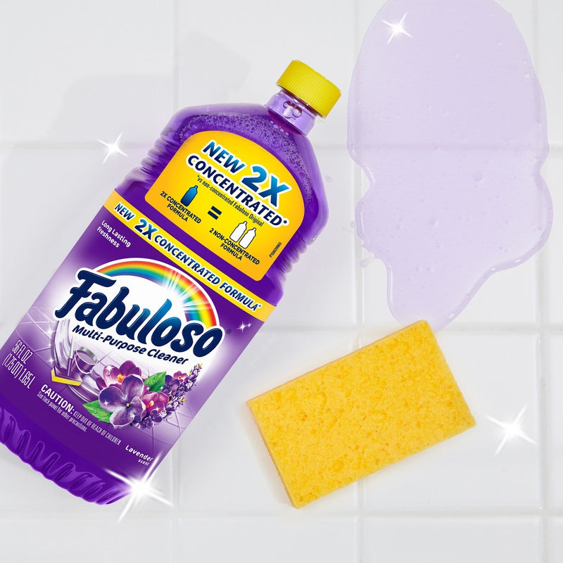 Fabuloso Lavender Scent Multi-Purpose Cleaner - 2X Concentrated Formula - 56 fl oz