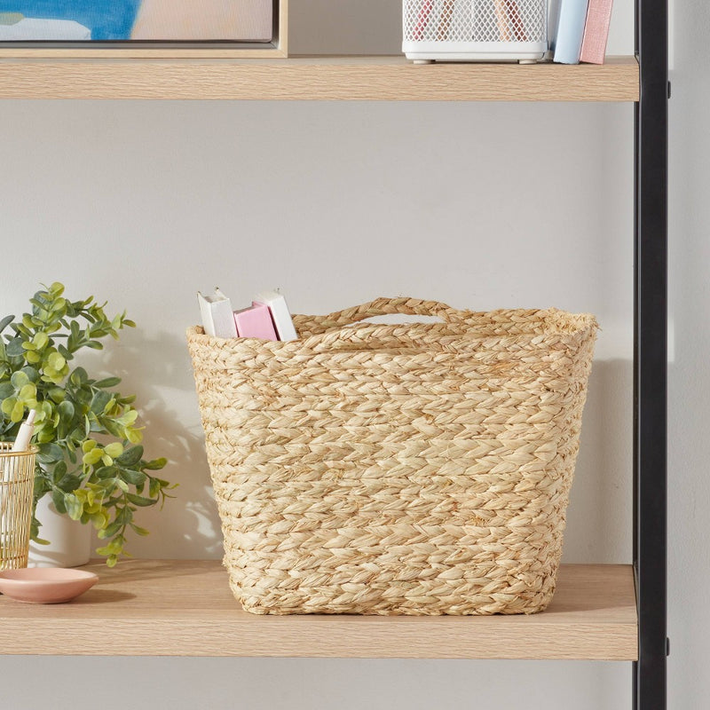 Square Braided Rafia Basket Natural - Brightroom™