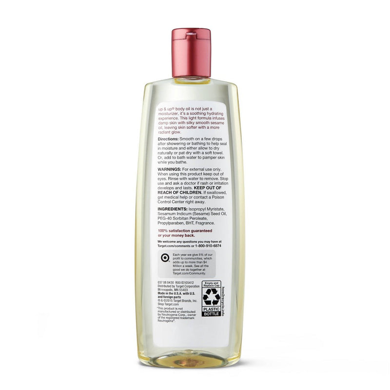 Body Oil Scented - 16oz - up & up™