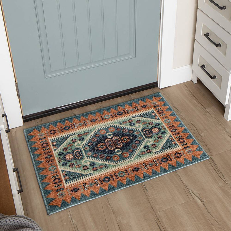 2'x3' Buttercup Diamond Vintage Persian Style Woven Rug Blue - Opalhouse™ (LOCAL PICKUP ONLY)