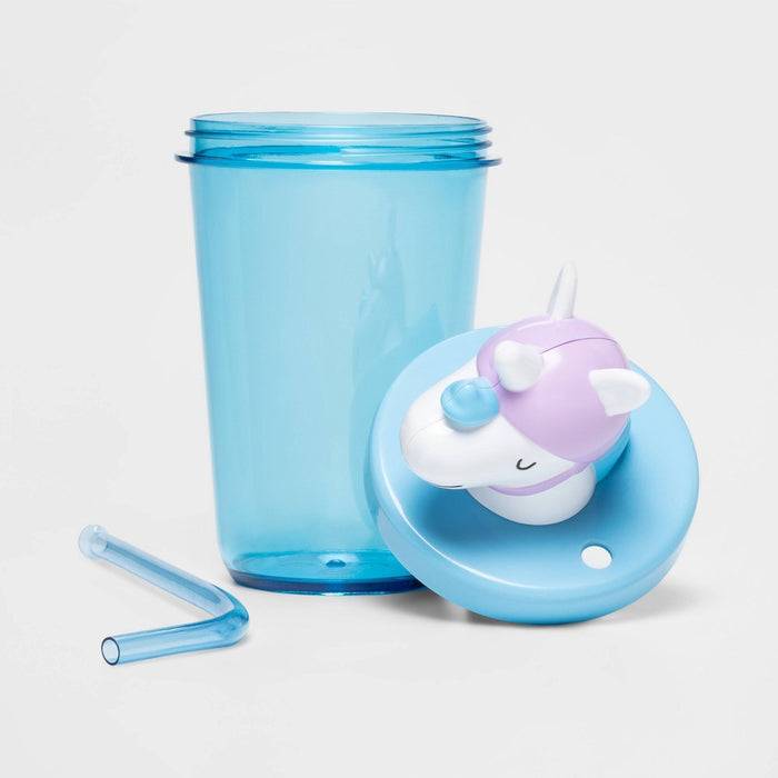 17oz Plastic Figural Unicorn Tumbler - Sun Squad™
