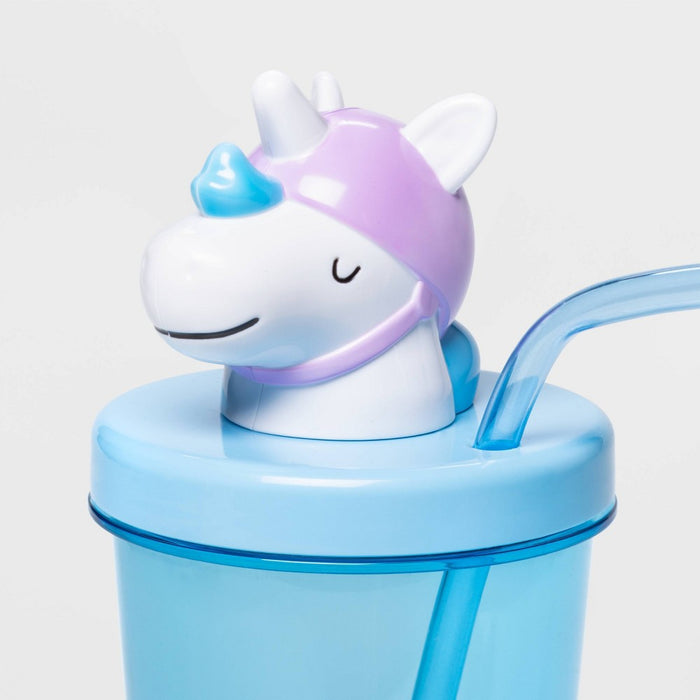 17oz Plastic Figural Unicorn Tumbler - Sun Squad™