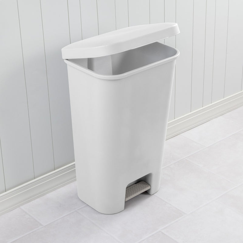 11.9gal Step Trash Can White - Brightroom™ (LOCAL PICKUP ONLY)