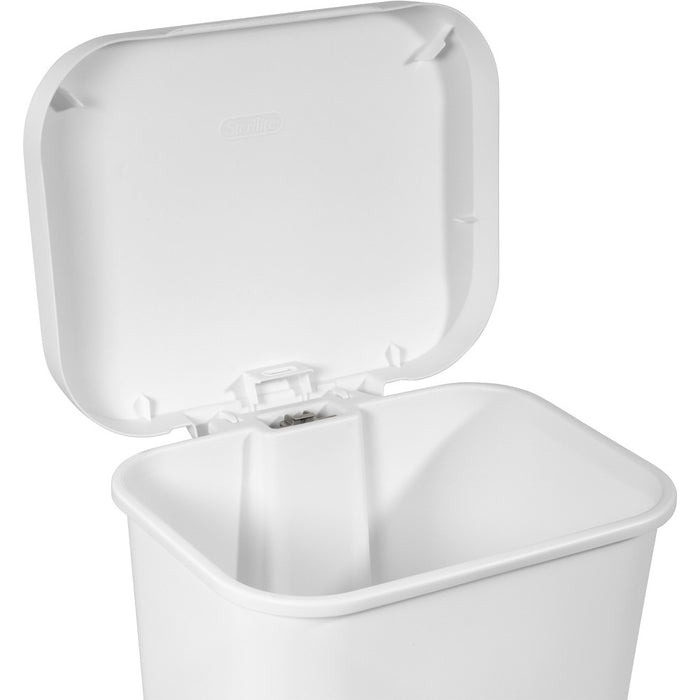11.9gal Step Trash Can White - Brightroom™