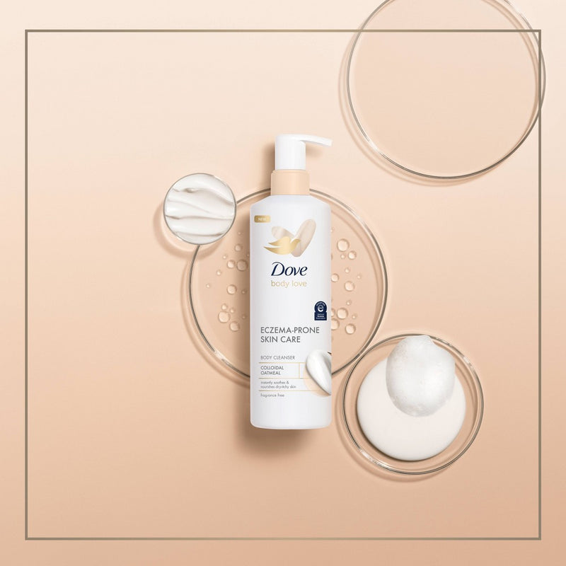 Dove Beauty Body Love Eczema-Prone Skin Care Fragrance-Free Body Wash - Unscented - 17.5 fl oz