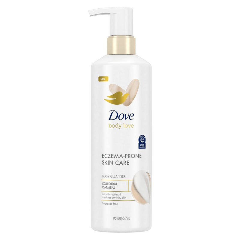 Dove Beauty Body Love Eczema-Prone Skin Care Fragrance-Free Body Wash - Unscented - 17.5 fl oz
