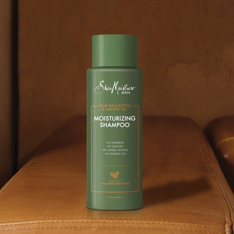 SheaMoisture Men Moisturizing Shampoo - Raw Shea Butter & Mafura Oil - 15 fl oz
