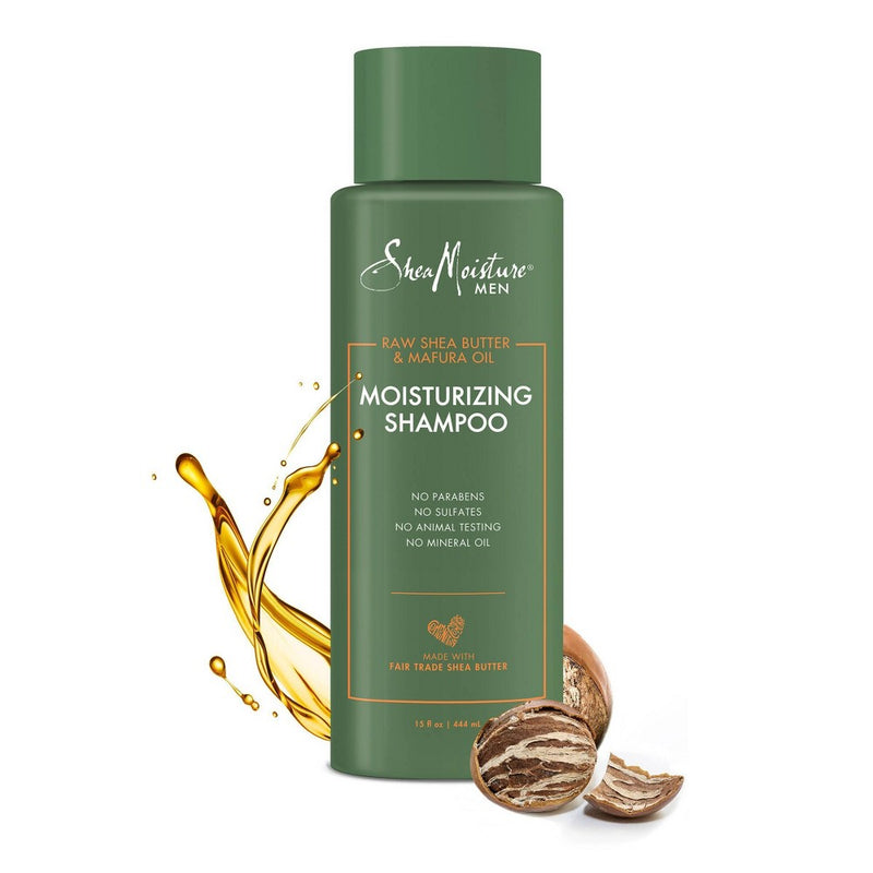 SheaMoisture Men Moisturizing Shampoo - Raw Shea Butter & Mafura Oil - 15 fl oz