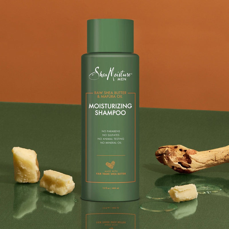 SheaMoisture Men Moisturizing Shampoo - Raw Shea Butter & Mafura Oil - 15 fl oz