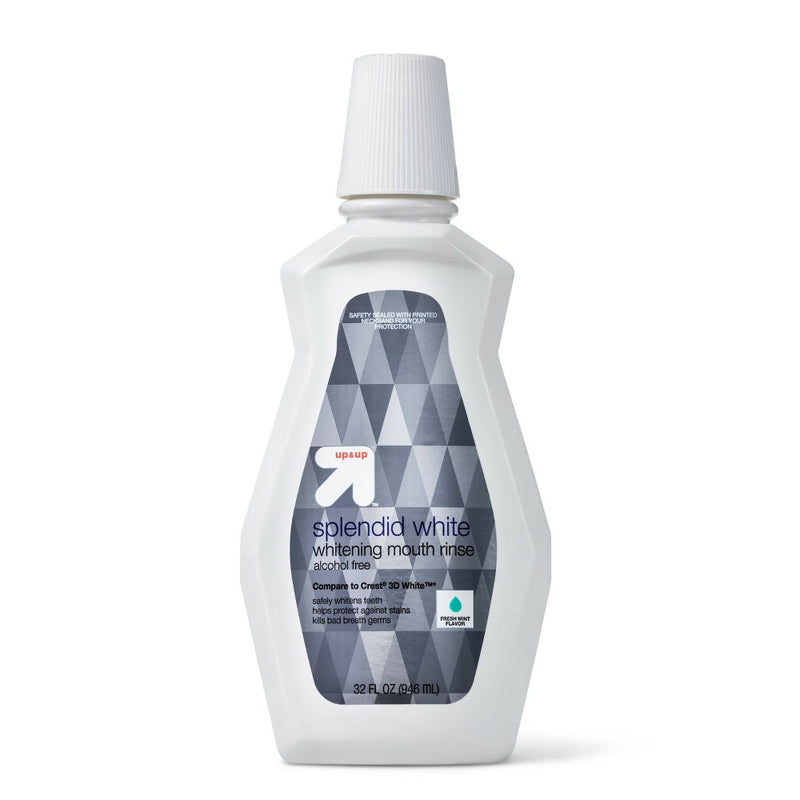 Whitening Fresh Mint Mouth Rinse - 32oz - up & up™