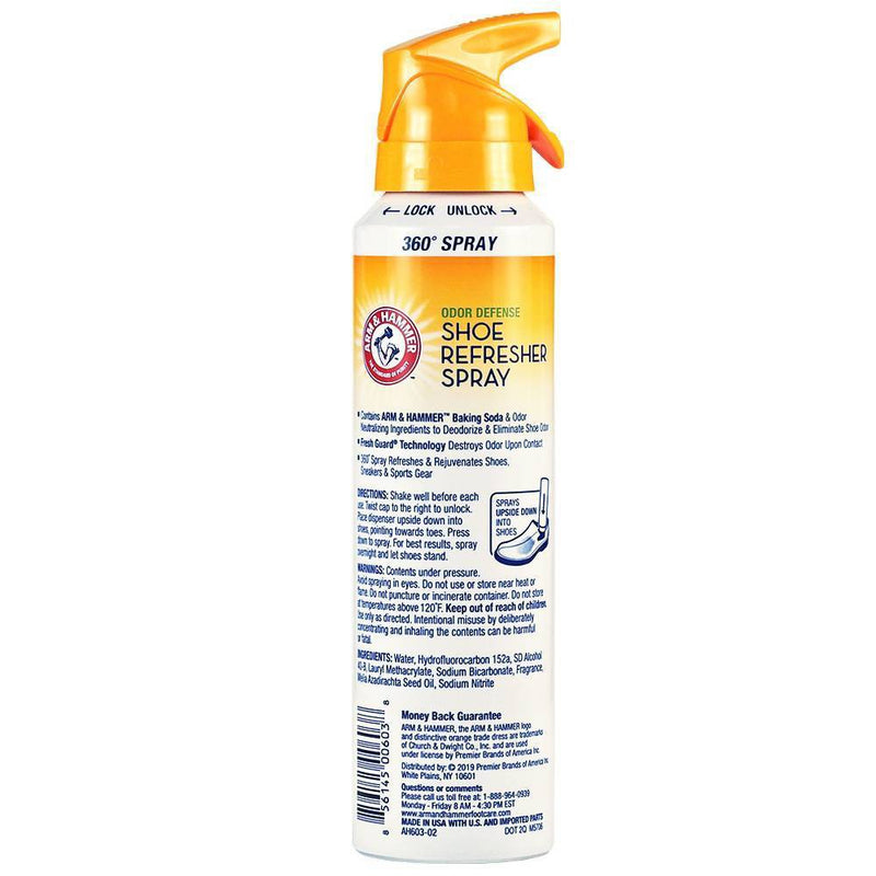 Arm & Hammer Shoe Odor Refresher Spray - 4.0oz