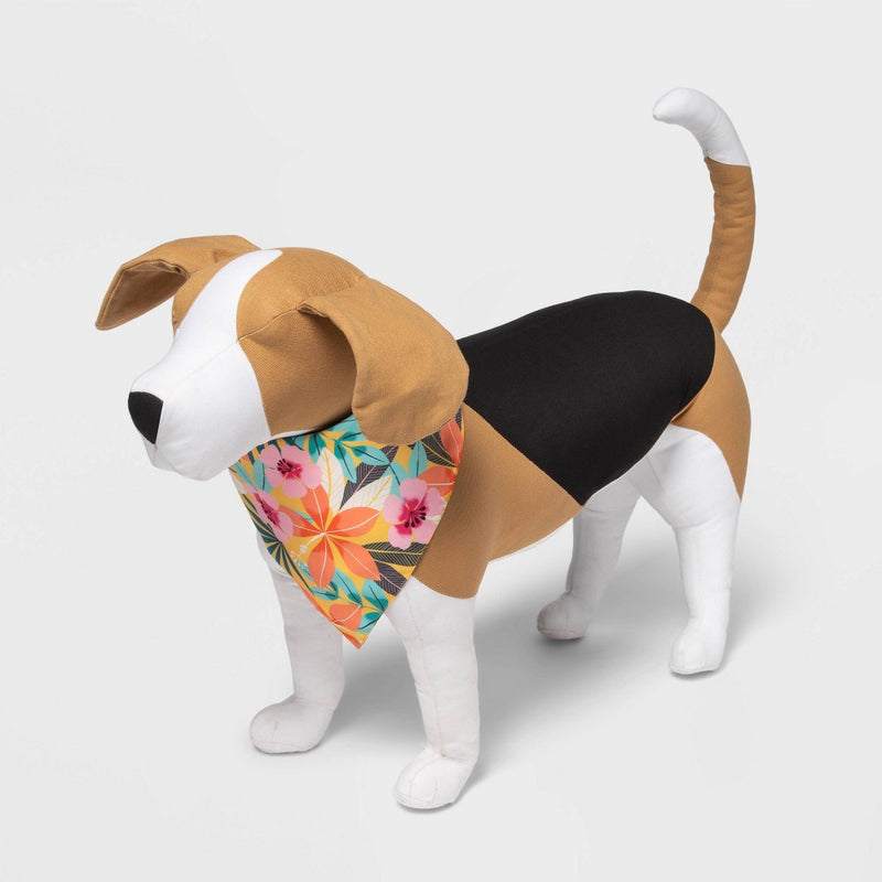 Tropical Floral Printed Dog Bandana - Sun Squad™