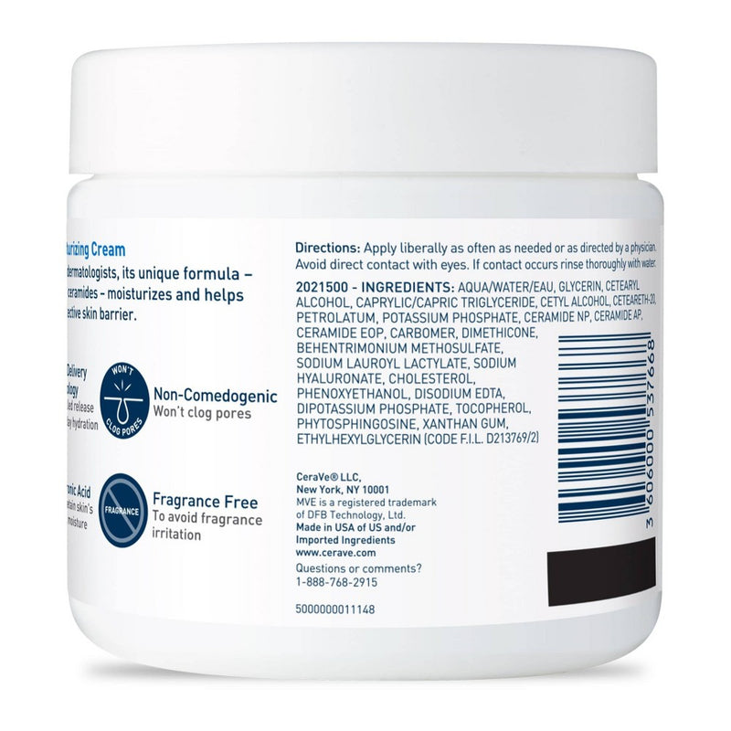CeraVe Moisturizing Cream Unscented - 16 fl oz
