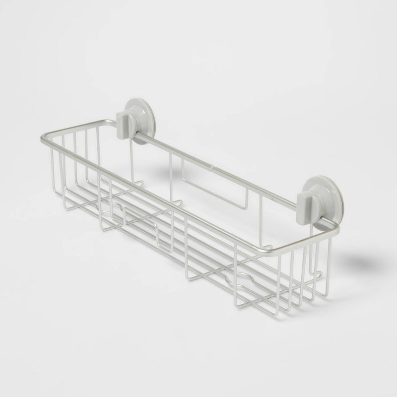 Rustproof Suction Long Basket Aluminum - Made By Design™