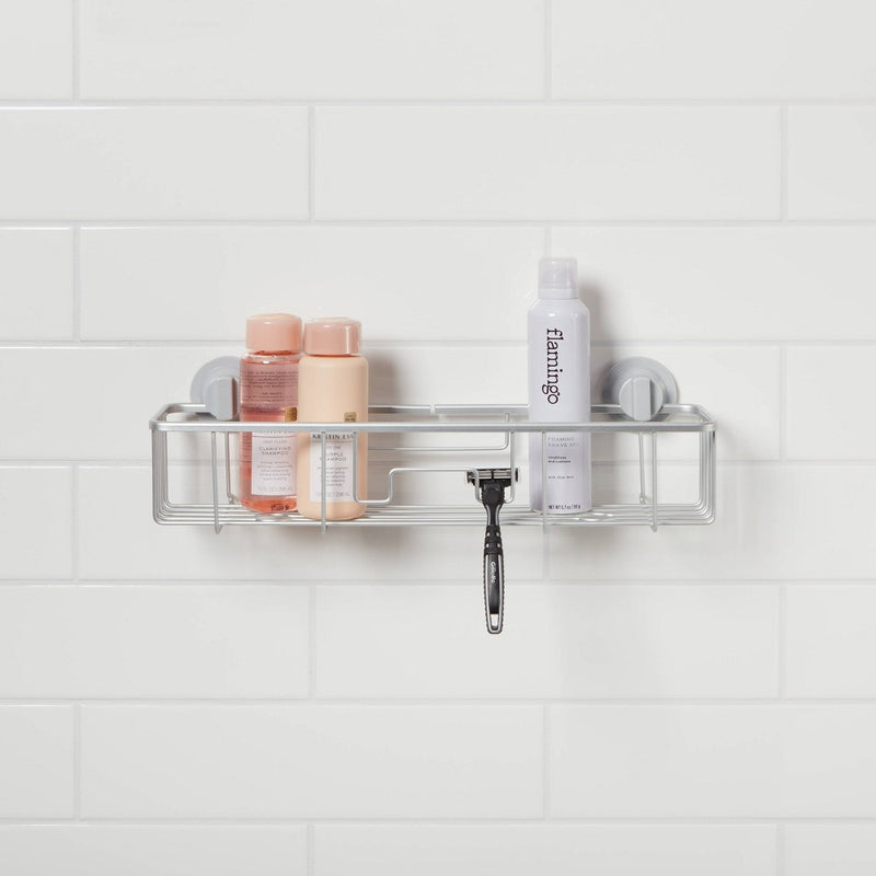 Rustproof Suction Long Basket Aluminum - Made By Design™