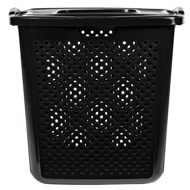 Home Logic XL Bushel Lidded Hamper Black (LOCAL PICKUP ONLY)