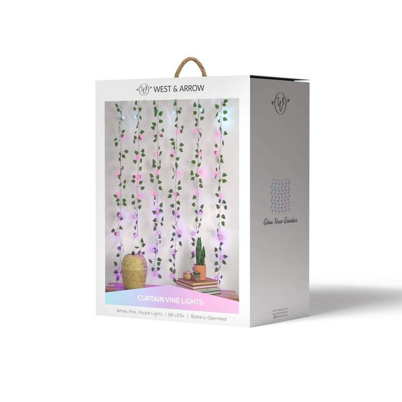 5" x 3.5" LED Vine Curtain String Lights Ombre - West & Arrow