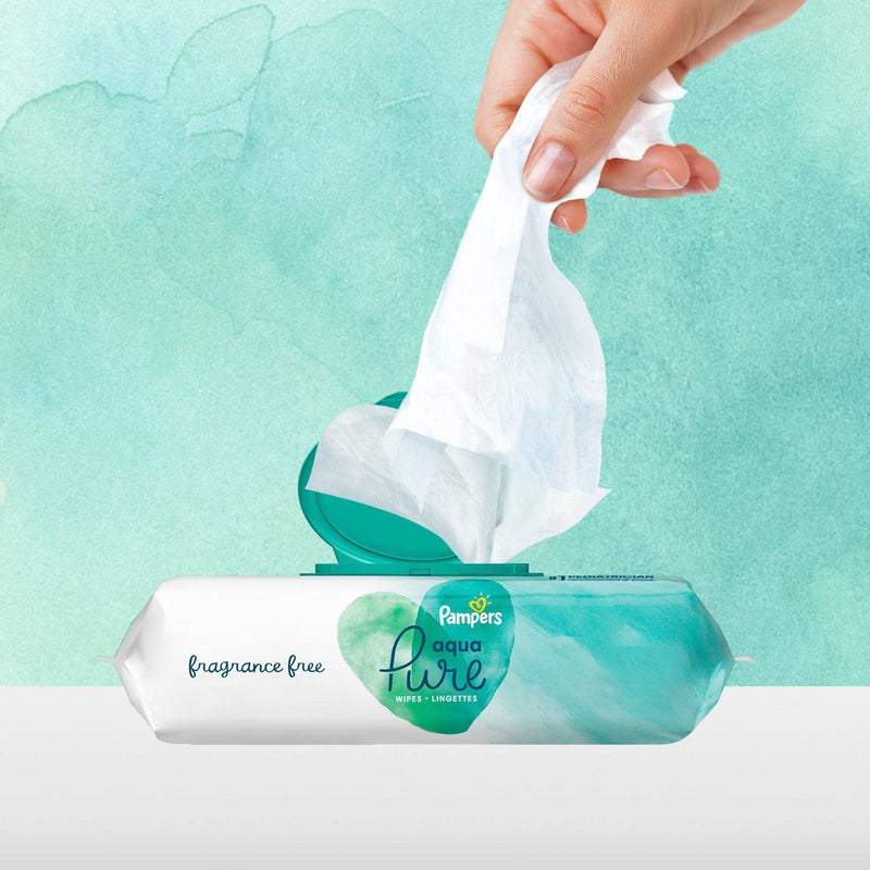 Pampers Aqua Pure Sensitive Baby Wipes - 336ct