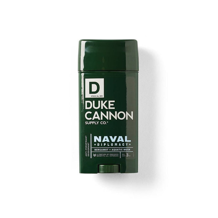 Duke Cannon Antiperspirant & Deodorant - Naval Diplomacy - Maximum-Strength Antiperspirant for Men - Scented - 3 oz