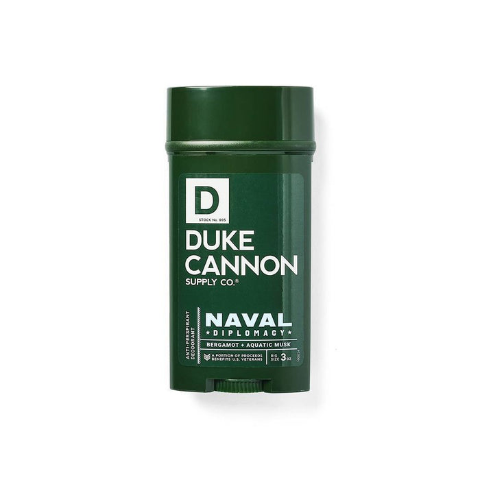 Duke Cannon Antiperspirant & Deodorant - Naval Diplomacy - Maximum-Strength Antiperspirant for Men - Scented - 3 oz
