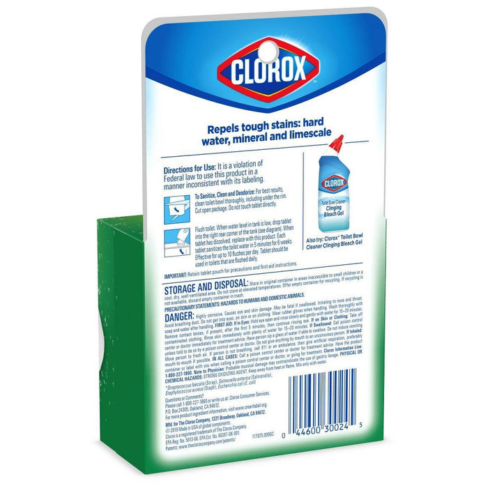 Clorox Ultra Clean Toilet Tablets Bleach - 3.5oz/2ct