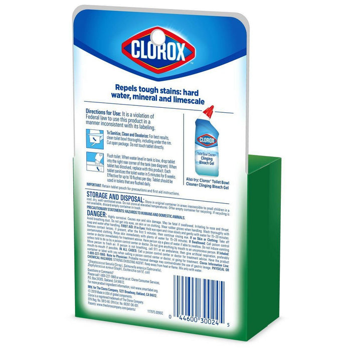 Clorox Ultra Clean Toilet Tablets Bleach - 3.5oz/2ct
