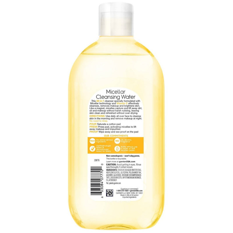 Garnier SkinActive Micellar Vitamin C Cleansing Water to Brighten Skin - 23.7 fl oz