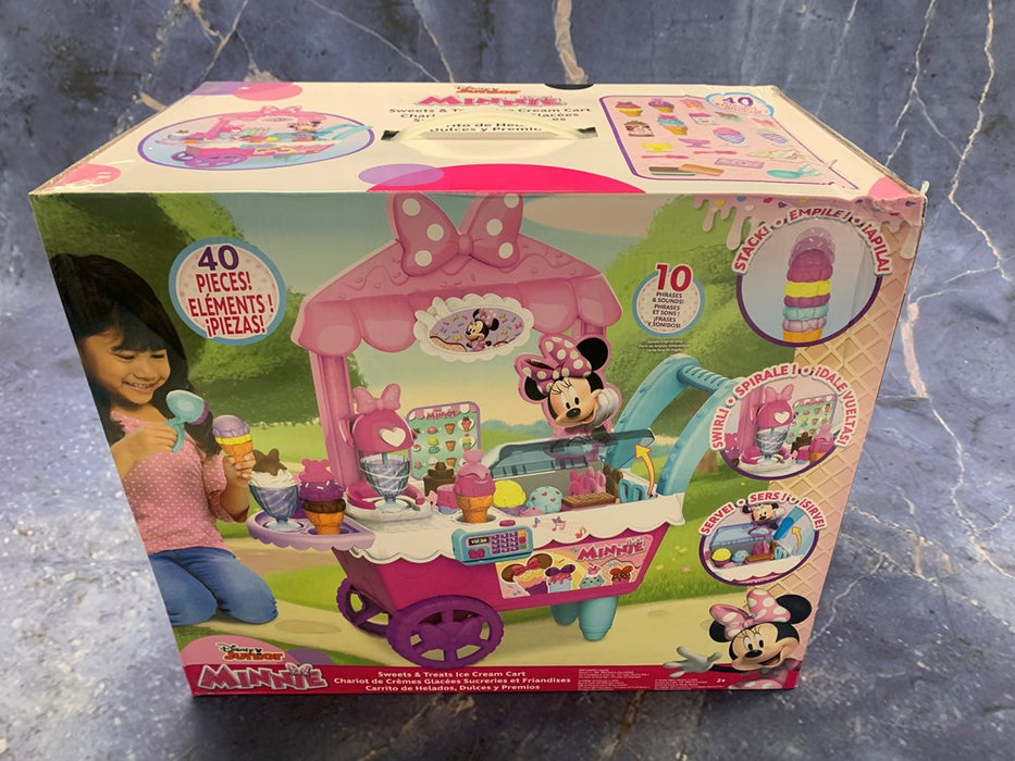 Minnie Mouse Sweets & Treats Ice Cream Cart NEW & SEALED-DAMAGED BOX-SEE DETAILS