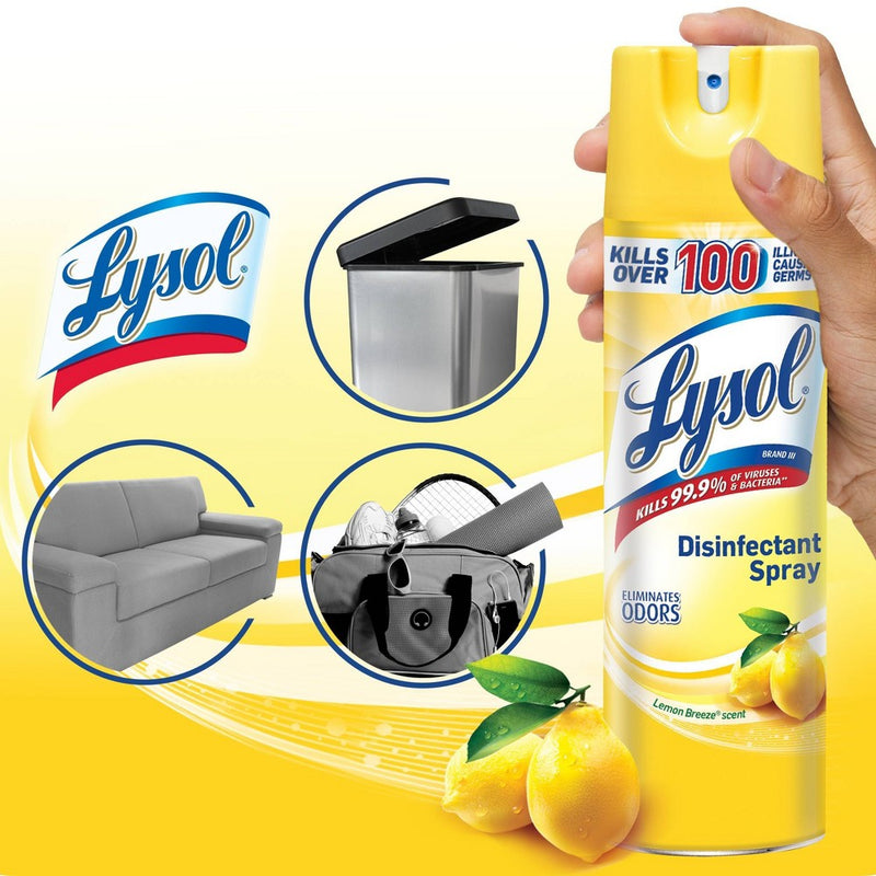 Lysol Lemon Disinfectant Spray - 19oz/2ct