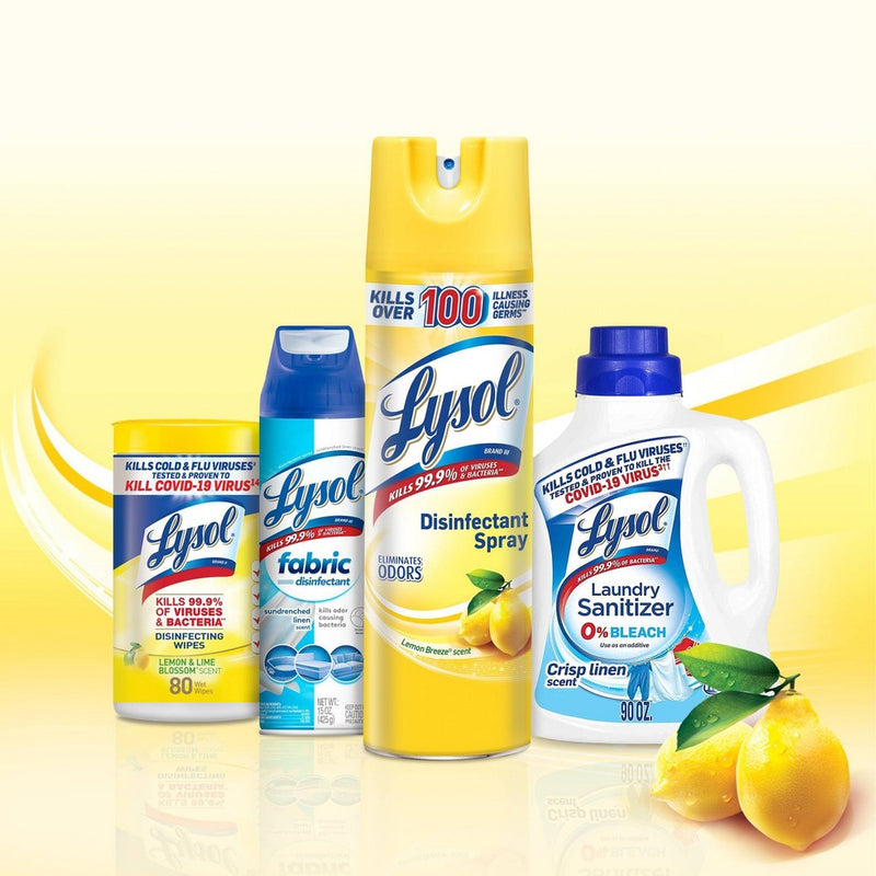 Lysol Lemon Disinfectant Spray - 19oz/2ct