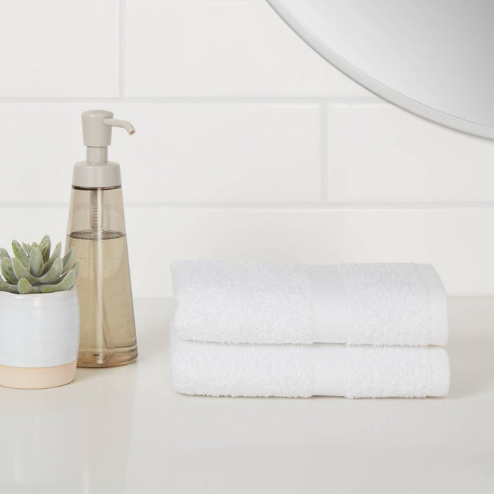 2pk Hand Towel Set White - Room Essentials™
