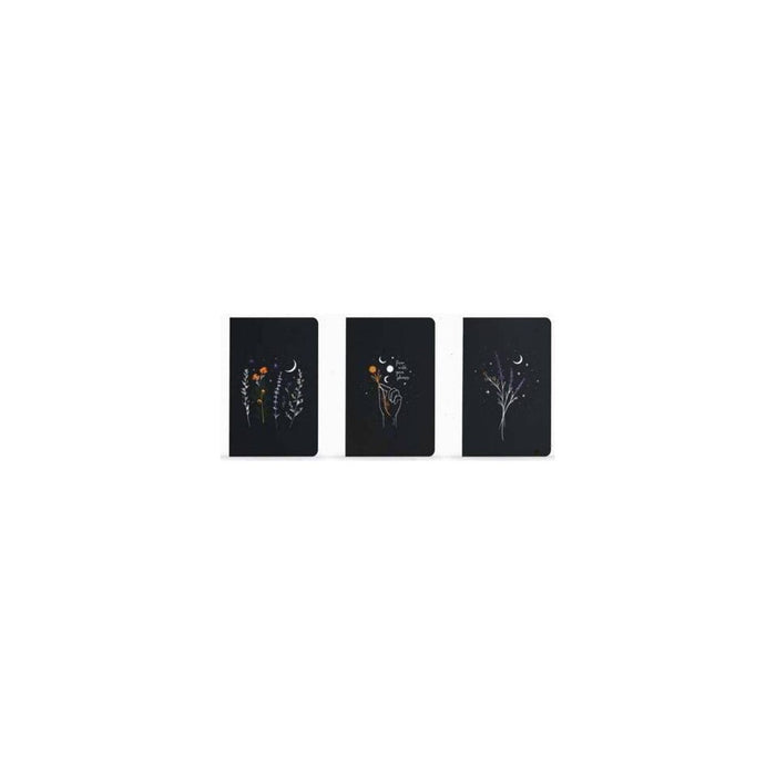 3pk Lay-Flat Skinny Composition Notebook - Denik