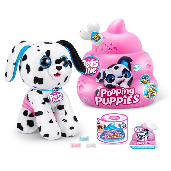 Pets Alive Pooping Puppies Interactive Plush by ZURU