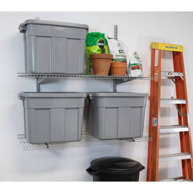 Rubbermaid 18gal Roughneck Storage Tote Gray (LOCAL PICKUP ONLY)