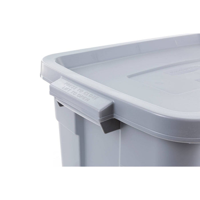 Rubbermaid 18gal Roughneck Storage Tote Gray