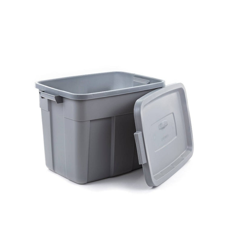 Rubbermaid 18gal Roughneck Storage Tote Gray (LOCAL PICKUP ONLY)