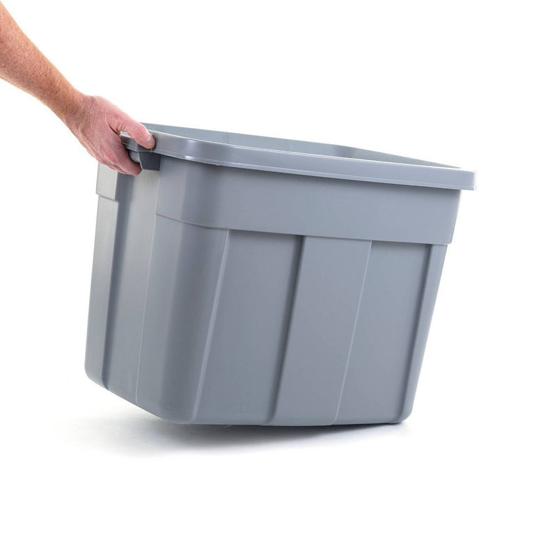 Rubbermaid 18gal Roughneck Storage Tote Gray (LOCAL PICKUP ONLY)