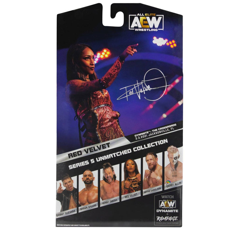 AEW Unmatched Series Collection W5 Red Velvet 6" Action Figure *BRAND NEW*