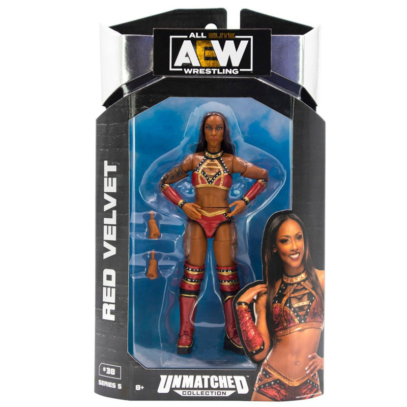 AEW Unmatched Series Collection W5 Red Velvet 6" Action Figure *BRAND NEW*